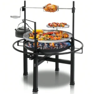 Heavy Duty Cast Iron Charcoal Grill